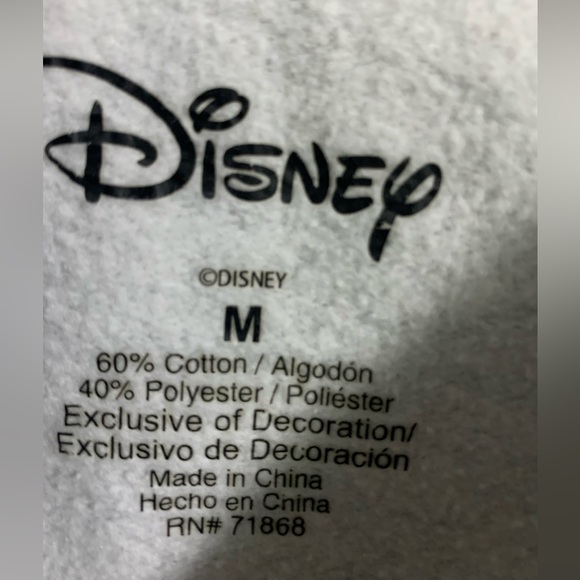 Winnie The Pooh Disney grey crew neck - Picture 3 of 4